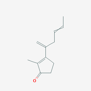 3-(Hexa-1,4-dien-2-yl)-2-methylcyclopent-2-en-1-one