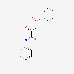 (4E)-4-[(4-Methylphenyl)imino]-1-phenylbutane-1,3-dione