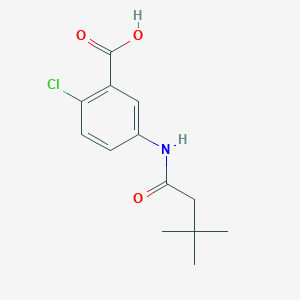 B1455714 2-Chloro-5-(3,3-dimethylbutanamido)benzoic acid CAS No. 1179220-59-7