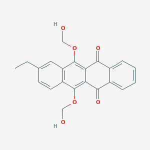 8-Ethyl-6,11-bis(hydroxymethoxy)tetracene-5,12-dione