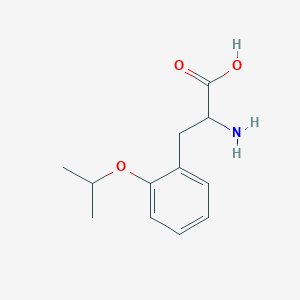 molecular formula C12H17NO3 B1455717 2-氨基-3-[2-(异丙氧基)苯基]丙酸 CAS No. 1259962-12-3