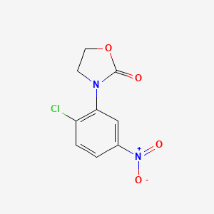 B1455718 3-(2-Chloro-5-nitrophenyl)-1,3-oxazolidin-2-one CAS No. 1354949-41-9