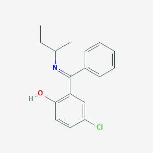 6-{[(Butan-2-yl)amino](phenyl)methylidene}-4-chlorocyclohexa-2,4-dien-1-one