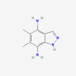 5,6-Dimethyl-1H-indazole-4,7-diamine