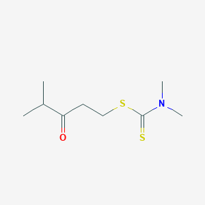 4-Methyl-3-oxopentyl dimethylcarbamodithioate