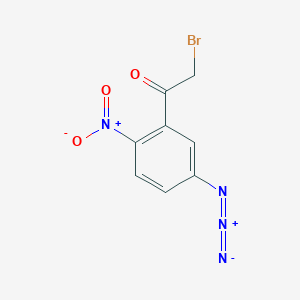 1-(5-Azido-2-nitrophenyl)-2-bromoethan-1-one