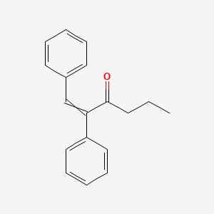 1,2-Diphenylhex-1-en-3-one