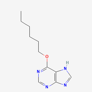 1H-Purine, 6-(hexyloxy)-