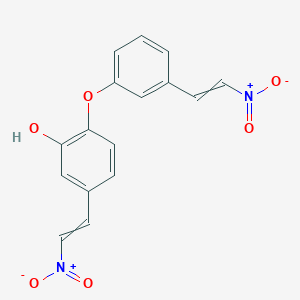 5-(2-Nitroethenyl)-2-[3-(2-nitroethenyl)phenoxy]phenol