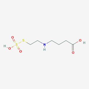 4-{[2-(Sulfosulfanyl)ethyl]amino}butanoic acid