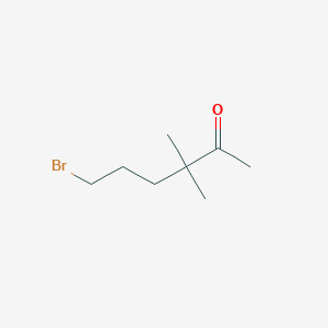 6-Bromo-3,3-dimethylhexan-2-one