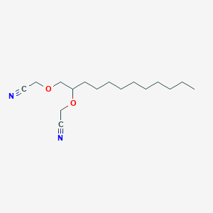 2,2'-[Dodecane-1,2-diylbis(oxy)]diacetonitrile