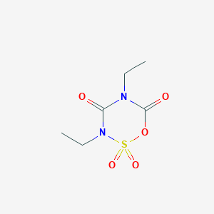 3,5-Diethyl-1,2lambda~6~,3,5-oxathiadiazinane-2,2,4,6-tetrone