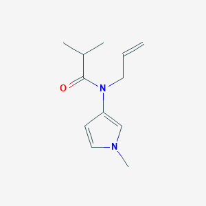 2-Methyl-N-(1-methyl-1H-pyrrol-3-yl)-N-(prop-2-en-1-yl)propanamide