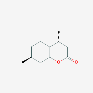 (4R,7S)-4,7-Dimethyl-3,4,5,6,7,8-hexahydro-2H-1-benzopyran-2-one