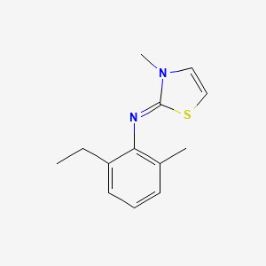 (2Z)-N-(2-Ethyl-6-methylphenyl)-3-methyl-1,3-thiazol-2(3H)-imine