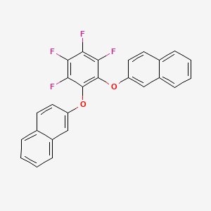 2,2'-[(3,4,5,6-Tetrafluoro-1,2-phenylene)bis(oxy)]dinaphthalene