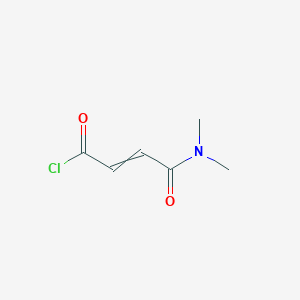 4-(Dimethylamino)-4-oxobut-2-enoyl chloride