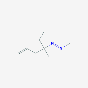 (E)-1-Methyl-2-(3-methylhex-5-en-3-yl)diazene