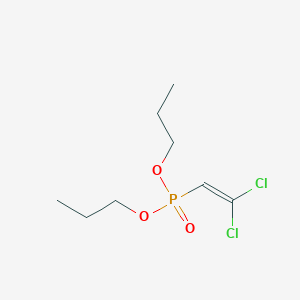 molecular formula C8H15Cl2O3P B14557510 Dipropyl (2,2-dichloroethenyl)phosphonate CAS No. 61716-80-1