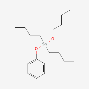 molecular formula C18H32O2Sn B14557512 Butoxy(dibutyl)phenoxystannane CAS No. 62060-37-1