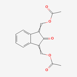 (2-Oxo-1H-indene-1,3(2H)-diylidene)dimethanylylidene diacetate