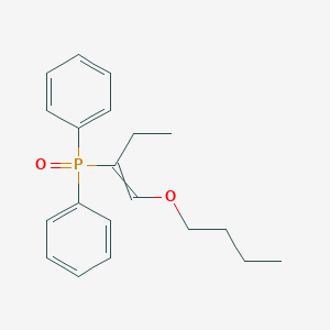 (1-Butoxybut-1-en-2-yl)(oxo)diphenyl-lambda~5~-phosphane