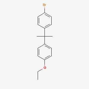 Benzene, 1-bromo-4-[1-(4-ethoxyphenyl)-1-methylethyl]-