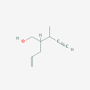 2-(But-3-yn-2-yl)pent-4-en-1-ol