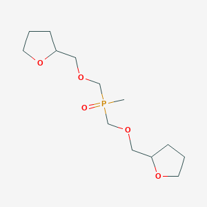 Methyl(oxo)bis{[(oxolan-2-yl)methoxy]methyl}-lambda~5~-phosphane