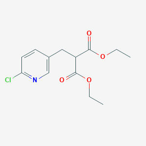 Diethyl [(6-chloropyridin-3-yl)methyl]propanedioate