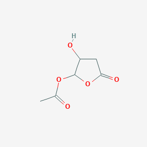 3-Hydroxy-5-oxooxolan-2-yl acetate