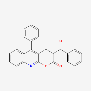 3-Benzoyl-5-phenyl-3,4-dihydro-2H-pyrano[2,3-b]quinolin-2-one