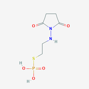 S-{2-[(2,5-Dioxopyrrolidin-1-yl)amino]ethyl} dihydrogen phosphorothioate