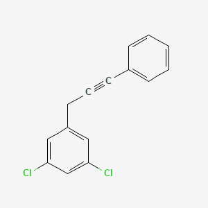 1,3-Dichloro-5-(3-phenylprop-2-yn-1-yl)benzene