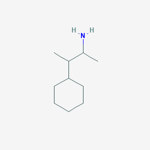 molecular formula C10H21N B1455785 3-Cyclohexylbutan-2-amine CAS No. 855364-40-8