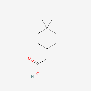 molecular formula C10H18O2 B1455789 2-(4,4-二甲基环己基)乙酸 CAS No. 681448-25-9