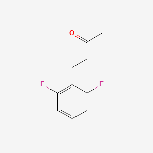 molecular formula C10H10F2O B1455791 4-(2,6-Difluorophenyl)butan-2-one CAS No. 918540-56-4