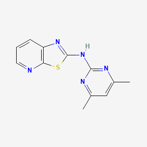 N-(4,6-Dimethylpyrimidin-2-yl)[1,3]thiazolo[5,4-b]pyridin-2-amine