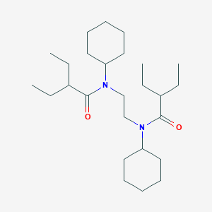 N,N'-(Ethane-1,2-diyl)bis(N-cyclohexyl-2-ethylbutanamide)