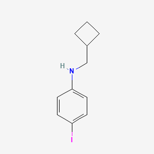 molecular formula C11H14IN B1455808 N-(环丁基甲基)-4-碘苯胺 CAS No. 1480499-57-7