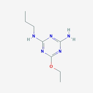 6-Ethoxy-N~2~-propyl-1,3,5-triazine-2,4-diamine