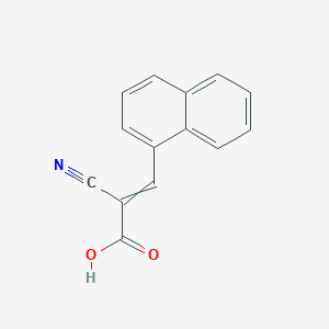 2-Propenoic acid, 2-cyano-3-(1-naphthalenyl)-