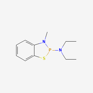 N,N-Diethyl-3-methyl-1,3,2-benzothiazaphosphol-2(3H)-amine