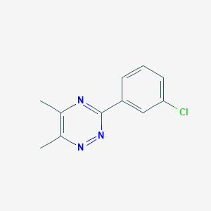 3-(3-Chlorophenyl)-5,6-dimethyl-1,2,4-triazine