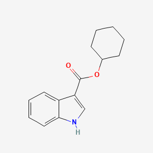 1H-Indole-3-carboxylic acid, cyclohexyl ester