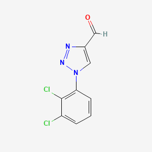 molecular formula C9H5Cl2N3O B1455811 1-(2,3-二氯苯基)-1H-1,2,3-三唑-4-甲醛 CAS No. 1423029-67-7
