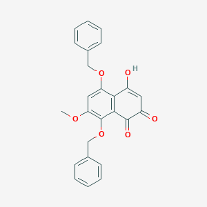 5,8-Bis(benzyloxy)-4-hydroxy-7-methoxynaphthalene-1,2-dione