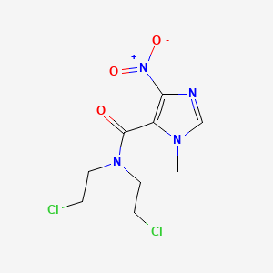 1H-Imidazole-5-carboxamide, N,N-bis(2-chloroethyl)-1-methyl-4-nitro-