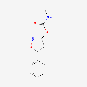 5-Phenyl-4,5-dihydro-1,2-oxazol-3-yl dimethylcarbamate